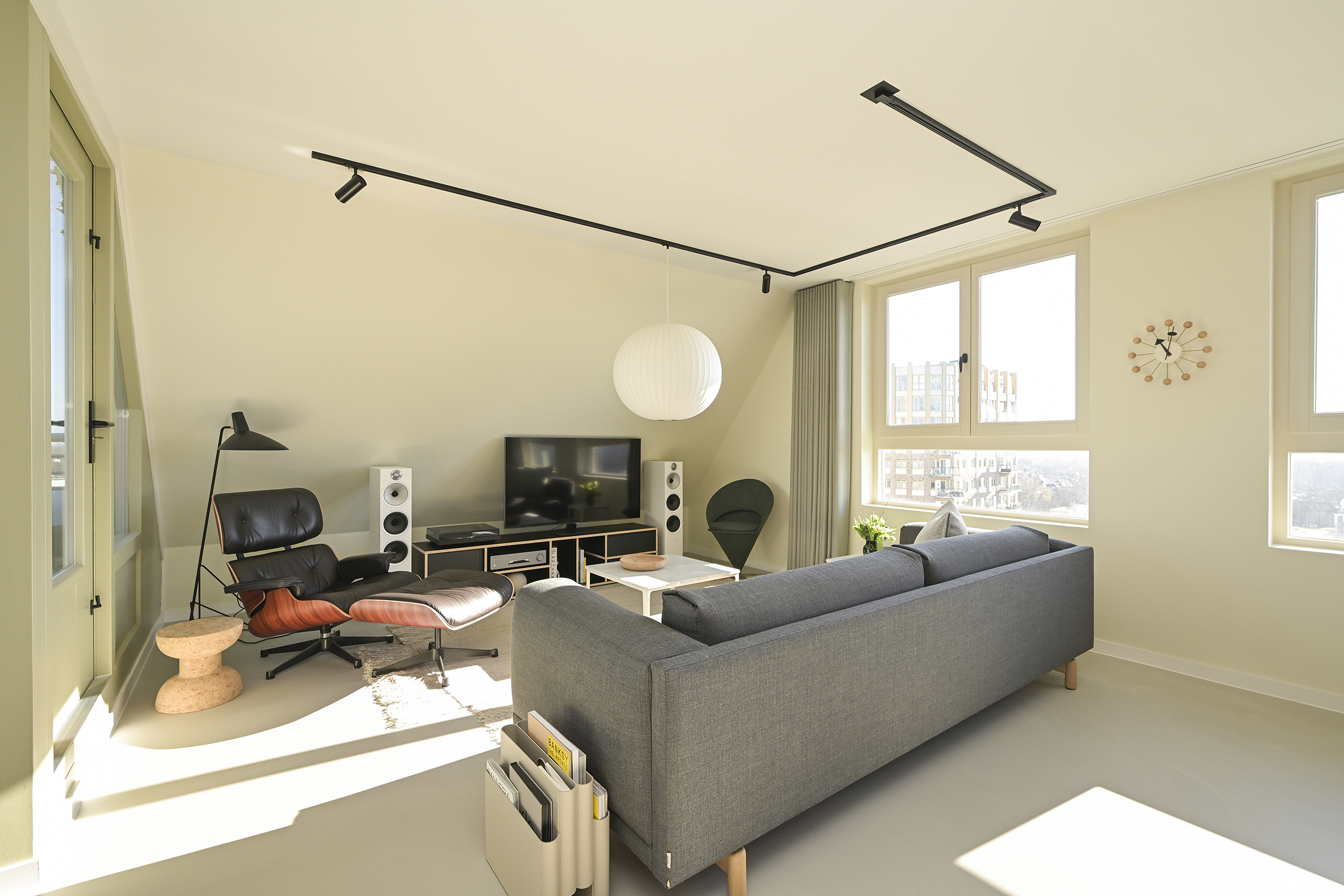 Penthouse interior living space