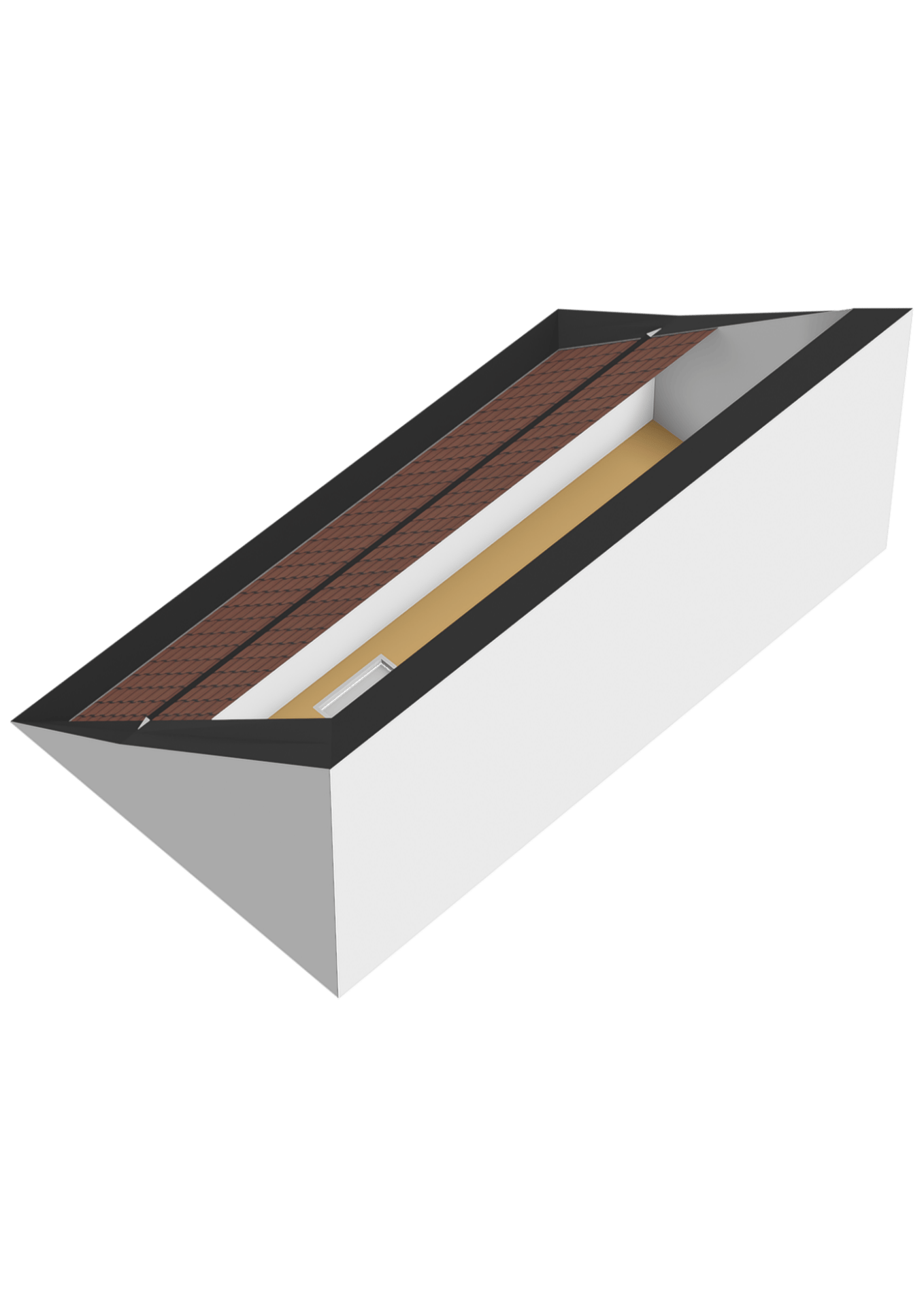 3D view attic/roof